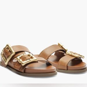 Schultz Ebola Slide Sandal in New Wood Color